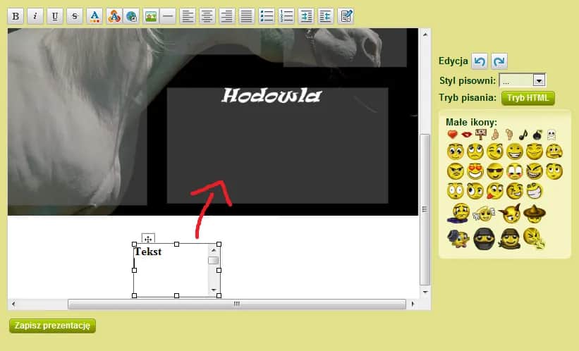 Jak zrobić prezentację HTML na Howrse, aby zachwycić innych graczy